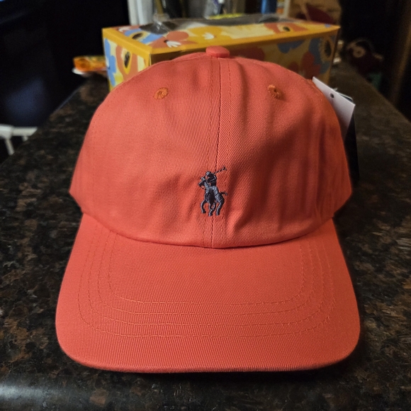 Ralph Lauren Accessories - Ralph Lauren Vibrant Orange Polo Cap